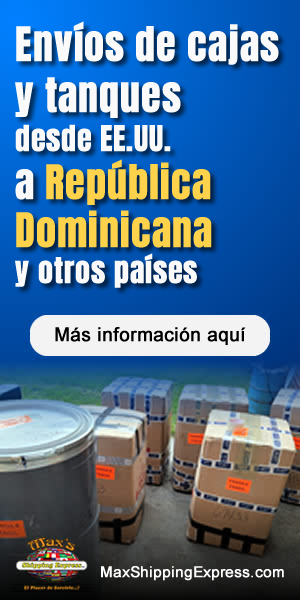 envios cajas y tanques a republica dominicana