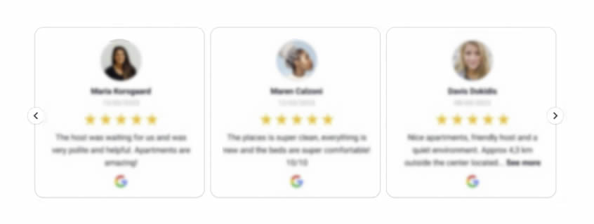 Google Reviews en página de dealers de vehículos
